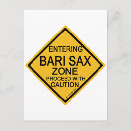 Bari Sax Zone Briefkaart