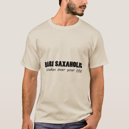 Bari Saxaholic Life T-shirt (Voorkant)