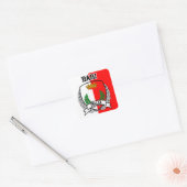 Bari Vierkante Sticker (Envelop)