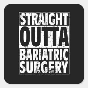 Bariatrische chirurgie Gastric Sleeve Band Gewicht Vierkante Sticker
