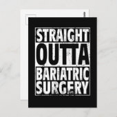 Bariatrische chirurgie maag sleeve band gewichtsve briefkaart (Voorkant / Achterkant)