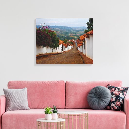 Barichara Canvas afdrukken (Insitu (Woonkamer))
