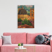 Barichara Church Canvas Print (Insitu (Woonkamer))