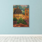 Barichara Church Canvas Print (Insitu (Houten vloer))
