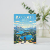 BARILOCHE ARGENTINIË BRIEFKAART (Staand voorkant)