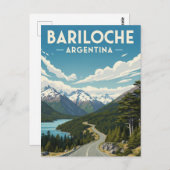 Bariloche Argentinië Reizen Briefkaart (Voorkant / Achterkant)