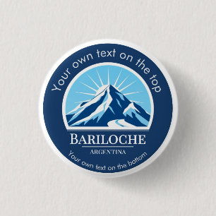 Bariloche Argentinië skigebied Bergwandelen Ronde Button 3,2 Cm