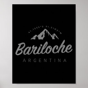 Bariloche Bergvakantie Skien Argentinië Poster