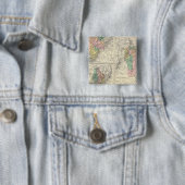 Barinas, Venezuela Vierkante Button 5,1 Cm (In situ)