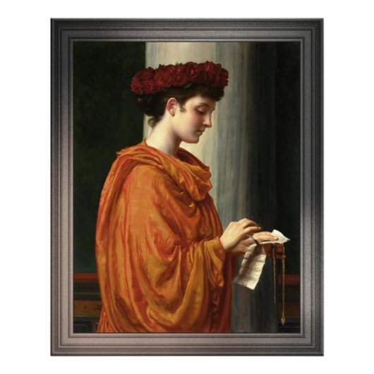 Barine van Edward John Poynter Foto Afdruk (Voorkant)