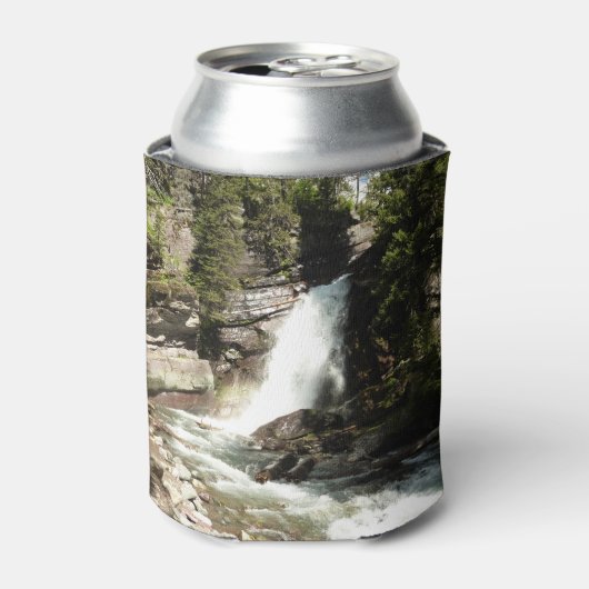 Baring Falls in Glacier National Park Blikjeskoeler (Blikje Voorkant)