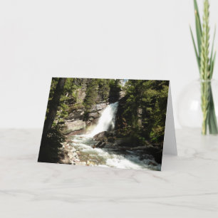 Baring Falls in Glacier National Park Kaart