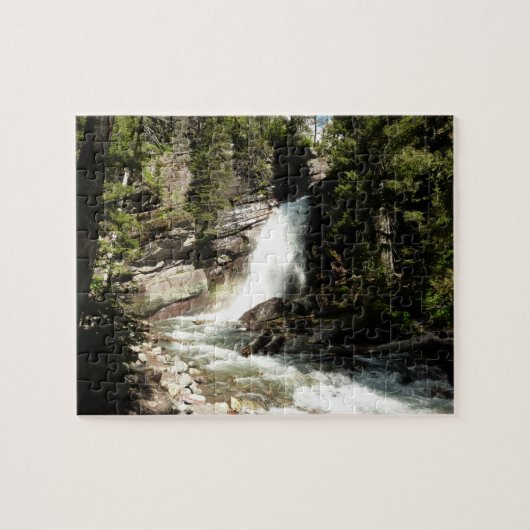 Baring Falls in Glacier National Park Legpuzzel (Horizontaal)
