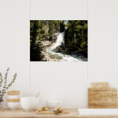 Baring Falls in Glacier National Park Poster (Keuken)
