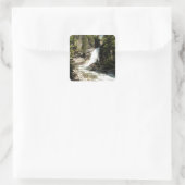 Baring Falls in Glacier National Park Vierkante Sticker (Tas)