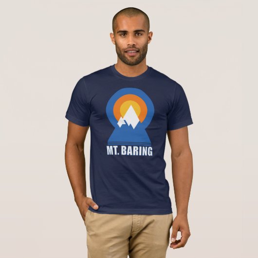 Baring Mountain Sunset T-shirt (Voorkant volledig)