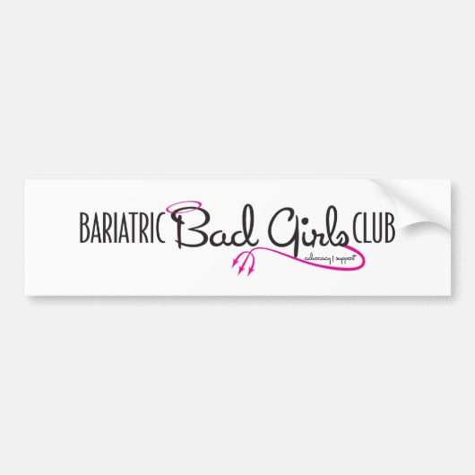Baripediatrische Bad Girls Club Logo Schtuff Bumpersticker (Voorkant)