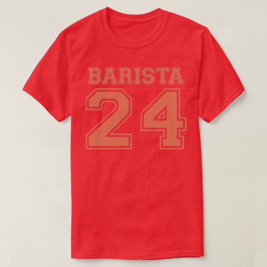 Barista 11 t-shirt (Design voorkant)
