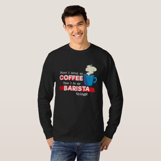 Barista and Coffee  Tank Top (Voorkant volledig)