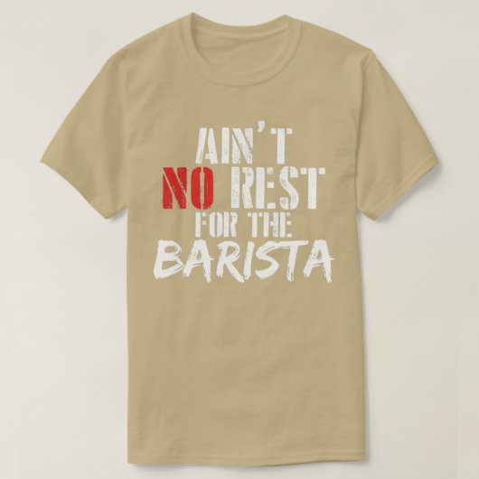 Barista banencadeaus voor haar t-shirt (Design voorkant)