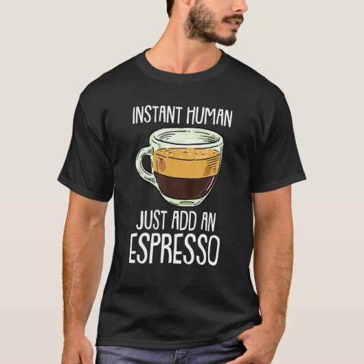 Barista Beans Coffee Espresso T-shirt (Voorkant)