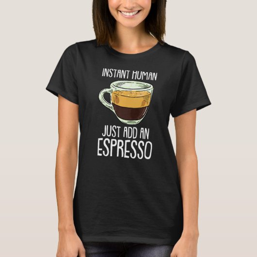 Barista Beans Coffee Espresso T-shirt (Voorkant)