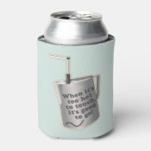 Barista cafe melk verwarmende kruik blikjeskoeler (Blikje Voorkant)