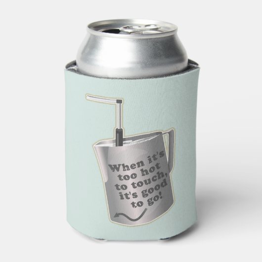 Barista cafe melk verwarmende kruik blikjeskoeler (Blikje Voorkant)