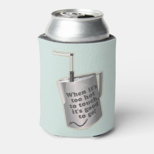 Barista cafe melk verwarmende kruik blikjeskoeler (Blikje Achterkant)