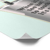 Barista cafe melk verwarmende kruik poster (Hoek)