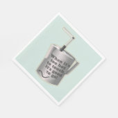 Barista cafe melk verwarmende kruik servet (Hoek)