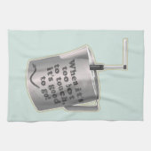 Barista cafe melk verwarmende kruik theedoek (Horizontaal)