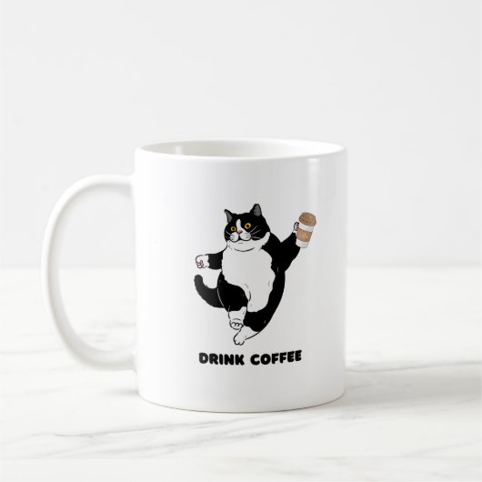 Barista Cat Koffiemok (Links)