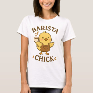 Barista Chick – Schattigee Koffie Liefhebber Gift T-shirt