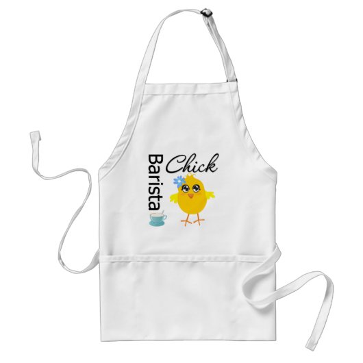 Barista Chick Standaard Schort (Voorkant)
