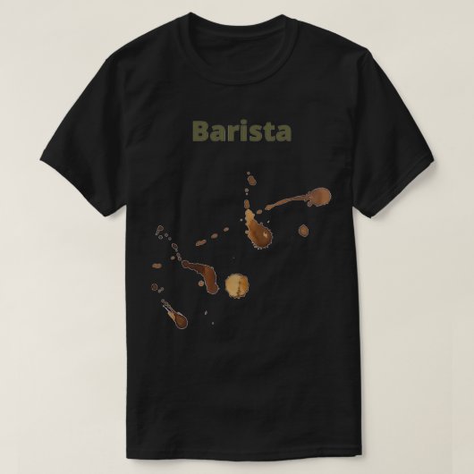 Barista Coffee 24 T-shirt (Design voorkant)