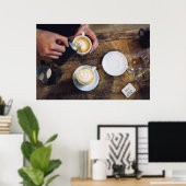 Barista Coffee Afbeelding Poster (Thuiskantoor)