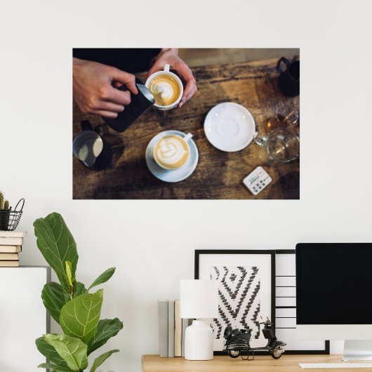 Barista Coffee Afbeelding Poster (Thuiskantoor)