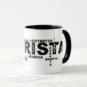 Barista Coffee Beker - Barista Designs Mok (Voorkant rechts)