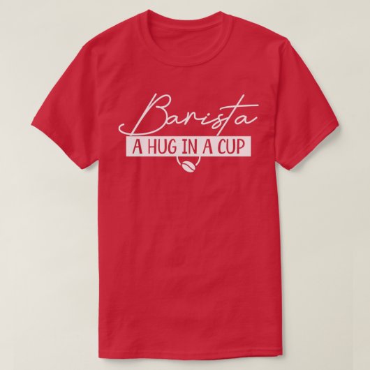Barista Coffee Cafe T-shirt (Design voorkant)