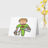 Barista Coffee Shop Kaart (Gele Bloem)