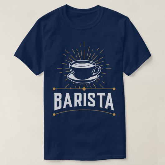 Barista Coffeemaker Espresso Coffee Baristas T-shirt (Design voorkant)