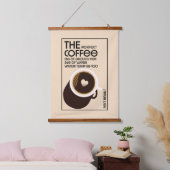 Barista Coffeeshop Hangend Wandkleed (Slaapkamer)