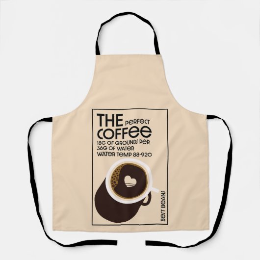 Barista Coffeeshop Schort (Voorkant)