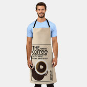 Barista Coffeeshop Schort (Gedragen)