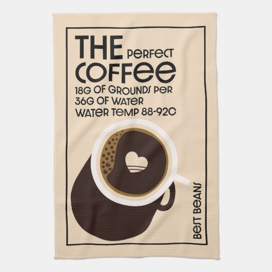 Barista Coffeeshop Theedoek (Verticaal)