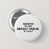 Barista Deadly Ninja Ronde Button 5,7 Cm (Voorkant /achterkant)