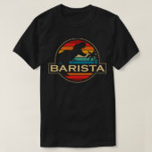 Barista-dinosaurus T-shirt (Design voorkant)
