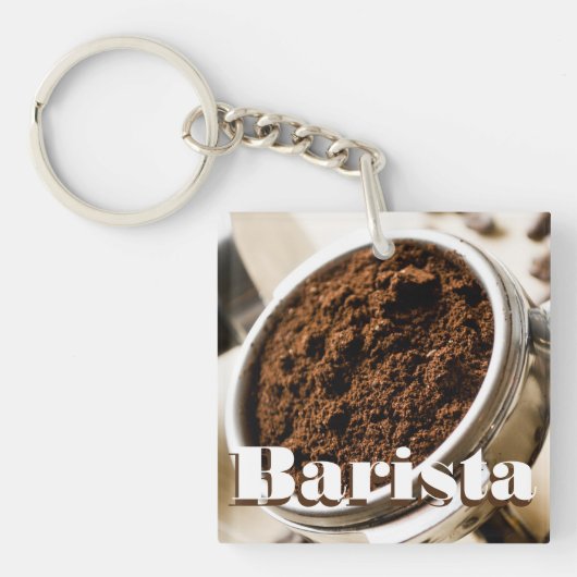 Barista, Espresso Portafilter, Coffee Sleutelhanger (voorkant)
