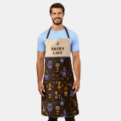 Barista folk coffee — coffee brown with caramel schort (Gedragen)